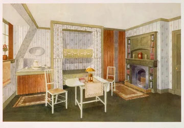 Dachzimmer mit Etagenbetten